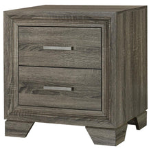 Load image into Gallery viewer, Wright - 2-Drawer Nightstand Bedside Table - Brown Oak