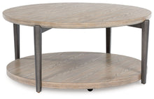 Load image into Gallery viewer, Dyonton - Light Grayish Brown - Round Cocktail Table