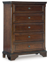 Load image into Gallery viewer, Trellington - Brown - Five Drawer Chest
