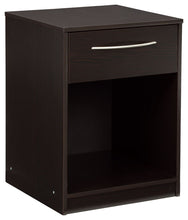 Load image into Gallery viewer, Finch - Black - One Drawer Night Stand