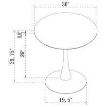 Load image into Gallery viewer, Arkell - Round Faux Marble Top Dining Table
