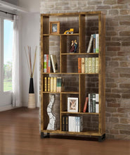 Load image into Gallery viewer, Delwin - 6-Shelf Bookshelf - Rustic Nutmeg