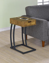 Load image into Gallery viewer, Troy - 1-Drawer C-Shaped Side Table Power Outlet