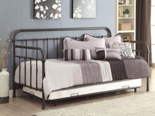 Load image into Gallery viewer, Livingston - Metal Twin Daybed With Trundle - Dark Bronze