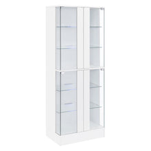 Load image into Gallery viewer, Cabra - 4-door LED Curio Display Cabinet