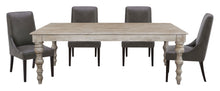 Load image into Gallery viewer, Crossings - Rectangular Dining Table With 4 Upholstered Chairs - Whitewash &amp; Black