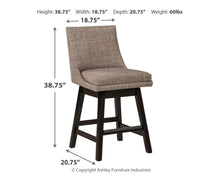 Load image into Gallery viewer, Tallenger - Swivel Barstool (Set of 2)