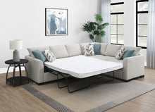 Load image into Gallery viewer, Ashford - Chenille Upholstered Sleeper Sectional Sofa - Greige