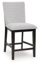 Load image into Gallery viewer, Neymorton - Dark Grayish Brown - Upholstered Barstool (Set of 2)