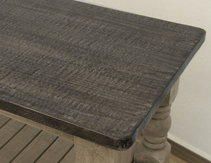 Natural Stone - Chairside Table - Taupe Brown