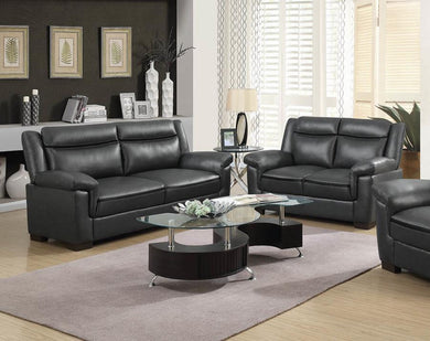 Arabella - Upholstered Padded Arm Sofa Set