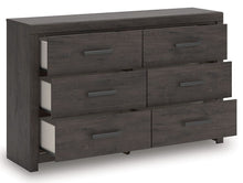 Load image into Gallery viewer, Prendonea - Charcoal - Six Drawer Dresser