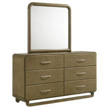 Load image into Gallery viewer, Amsbury - 6-Drawer Dresser And Mirror - Nutmeg