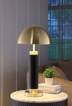 Load image into Gallery viewer, Conroe - Dome Shade Pillar Table Lamp (Set of 2) - Black