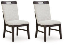 Load image into Gallery viewer, Neymorton - Light Gray / Brown - Dining Upholstered Side Chair (Set of 2)