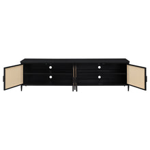 Load image into Gallery viewer, Amherst - 4-Door 78&quot; Metal TV Stand Media Console - Black