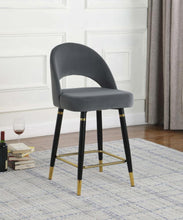 Load image into Gallery viewer, Lindsey - Velvet Upholstered Counter Chair (Set of 2)