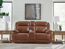 Load image into Gallery viewer, Healy Pier - Chocolate - Power Reclining Loveseat With Console / Adj Headrest