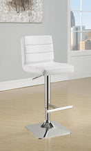 Load image into Gallery viewer, Bianca - Square Upholstered Adjustable Bar Stools (Set of 2)