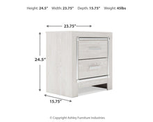 Load image into Gallery viewer, Altyra - White - Two Drawer Night Stand