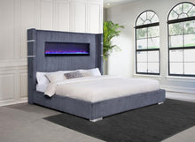 Load image into Gallery viewer, Tisdall - Upholstered Fireplace Bed