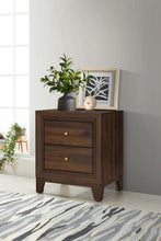 Load image into Gallery viewer, Welsley - 2-Drawer Nightstand Bedside Table - Walnut