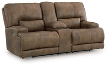Load image into Gallery viewer, Beckley Place - Earth - Power Reclining Loveseat With Console / Adjustable Headrest