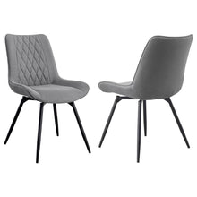 Load image into Gallery viewer, Diggs - Upholstered Swivel Dining Side Chair (Set of 2) - Gray
