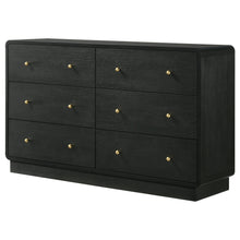 Load image into Gallery viewer, Cavelle - 6-Drawer Dresser Cabinet - Black