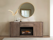 Load image into Gallery viewer, Mezquite - Electric Fireplace - Light Brown