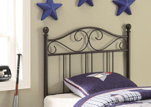 Load image into Gallery viewer, Ellis - Metal Twin Open Frame Headboard - Dark Bronze