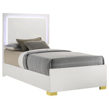 Load image into Gallery viewer, Marceline - Wood LED Panel Bed