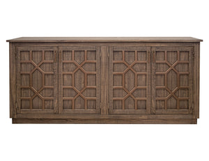 London - 4 Door Console - Walnut Brown