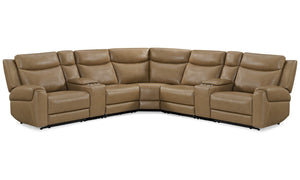 Momentum - Modular Power Reclining Sectional With Power Adjustable Headrests