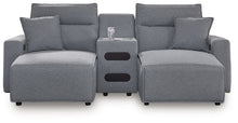 Load image into Gallery viewer, ModMax II - Salt And Pepper - Reclining Sectional
