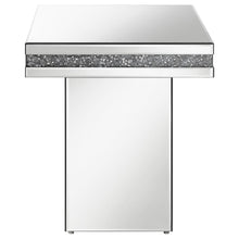Load image into Gallery viewer, Elora - Square Mirrored Accent Side Table - Silver