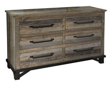 Load image into Gallery viewer, Loft Brown - Dresser - Two Tone Gray / Brown