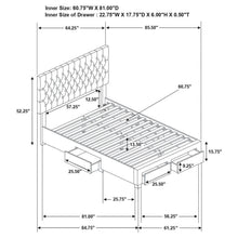 Load image into Gallery viewer, Soledad - Upholstered Storage Panel Bed