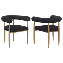Load image into Gallery viewer, Dunmore - Boucle Upholstered Dining Arm Chair (Set of 2)