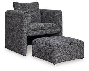 Vreni - Charcoal / Black - Accent Chair