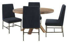 Load image into Gallery viewer, Crossings - Round Dining Table With 4 Upholstered Chairs