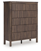 Load image into Gallery viewer, Pamytta - Brown - Five Drawer Wide Chest