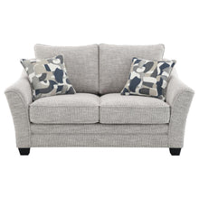 Load image into Gallery viewer, Tomkins - Boucle Upholstered Loveseat - Light Gray
