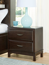 Load image into Gallery viewer, Vanmore - Dark Brown - Two Drawer Night Stand