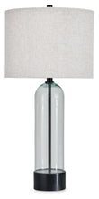 Load image into Gallery viewer, Kerrbrook - Clear / Black - Glass Table Lamp