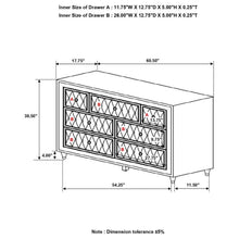 Load image into Gallery viewer, Antonella - 7-Drawer Upholstered Dresser