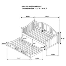 Load image into Gallery viewer, Julie Ann - Arched Back Day Bed With Trundle