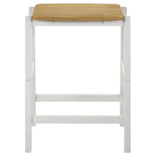 Load image into Gallery viewer, Edgeworth - Wood Backless Counter Stool (Set of 2) - White