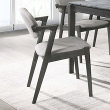 Load image into Gallery viewer, Stevie - Padded Wood Dining Arm Chair (Set of 2) - Black