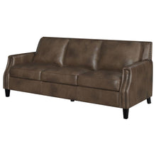 Load image into Gallery viewer, Leaton - Upholstered Recessed Arm Sofa - Brown Sugar